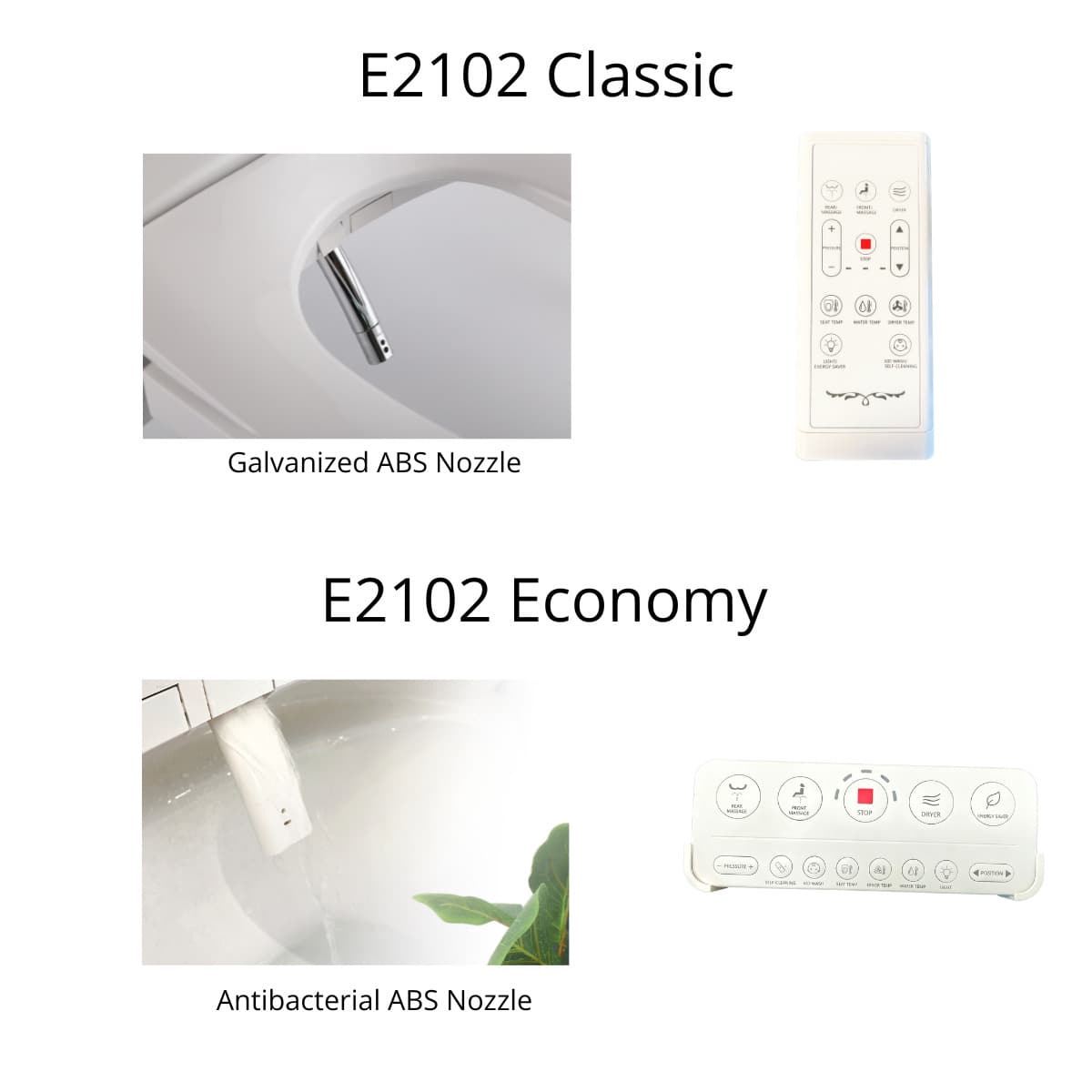 E2102 Classic vs Economy Comparison